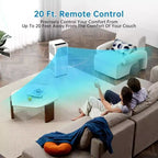 Aire acondicionado portátil de 8000 BTU - CA 3 en 1 para habitaciones de hasta 32.5 m² con control remoto y kit para ventana