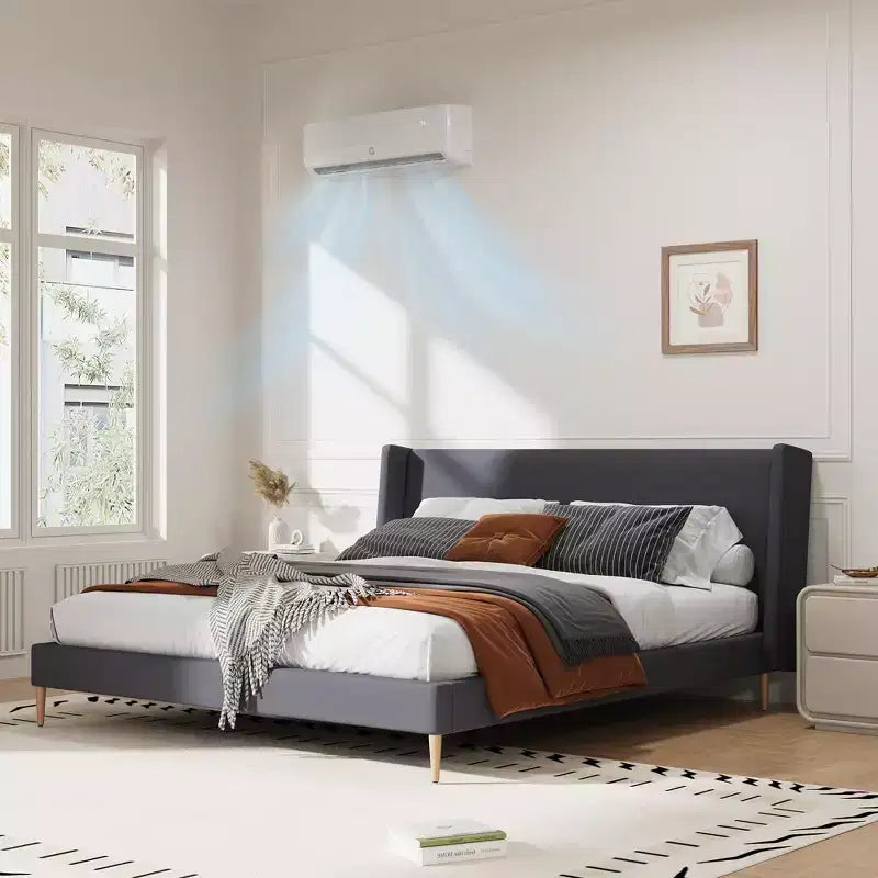 Ultra silencioso 42 dB | 12000 BTU 19 SEER Aire acondicionado mini-split sin conductos con bomba de calor | 3 en 1 Enfriamiento, Calefacción y Deshumidificación | Sistema de CA Inverter blanco 230 V