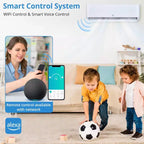 Aire acondicionado/bomba de calor Mini Split de 18.000 BTU y 23 SEER2 - WiFi/Alexa, ultrasilencioso, 208-230 V, blanco, enfría/calienta 116 m², kit de instalación completo