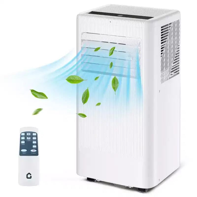 Aire Acondicionado Portátil 3 en 1 de 8.000 BTU - Blanco, 1 unidad, AC silencioso para habitaciones de 420 pies cuadrados, incluye control remoto y kit para ventanas para el hogar/oficina/dormitorio