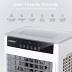 Waykar 2943-3531CFM Enfriador de Aire Evaporativo Portátil/Aire Acondicionado con 3 Velocidades de Enfriamiento
