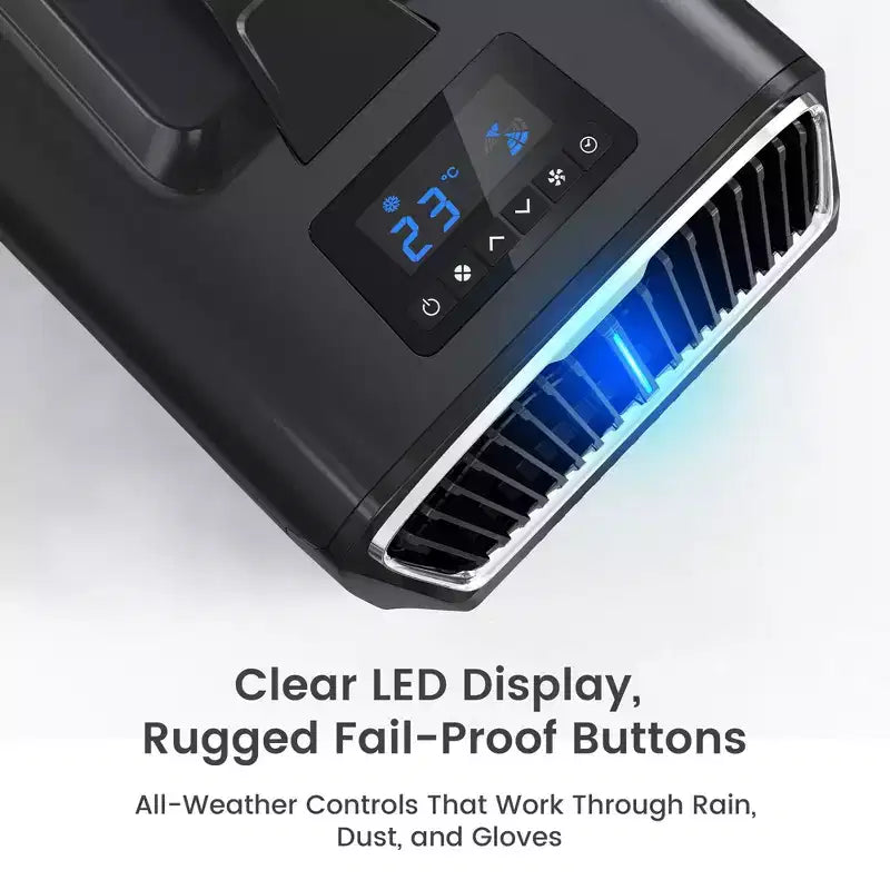 Aire acondicionado portátil 3 en 1 Waykar de 5000 BTU con deshumidificador y control remoto para carpas, campamentos y casas rodantes