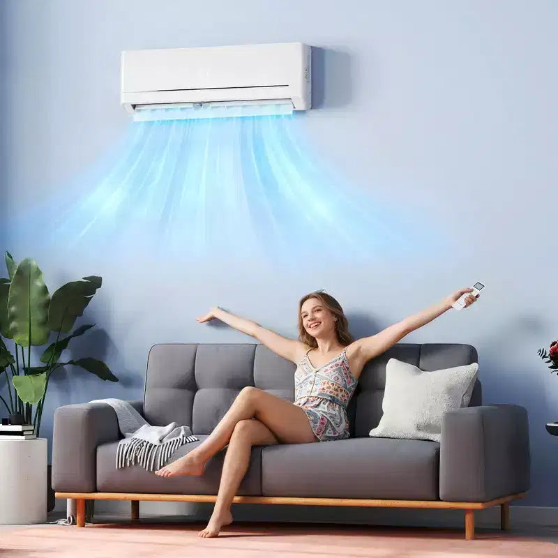 AMERLIFE Aire Acondicionado Mini Split de 12,000 BTU con Bomba de Calor, Inverter 220V, Control WiFi, Cobertura de 70 metros cuadrados