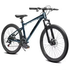 Bicicleta de montaña GDFStudio Trailcrest de 26 pulgadas todo terreno con suspensión delantera de 21 velocidades