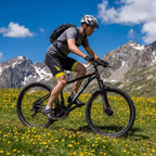 Bicicleta de montaña GDFStudio Trailcrest de 26 pulgadas todo terreno con suspensión delantera de 21 velocidades