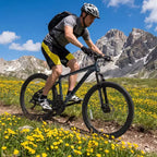 Bicicleta de montaña GDFStudio Trailcrest de 26 pulgadas todo terreno con suspensión delantera de 21 velocidades