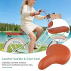 Bicicleta de paseo NAYSAYE para niñas con cesta delantera y cuadro de acero resistente para un cómodo transporte urbano al aire libre, verde, 58.39*24.53*36.93