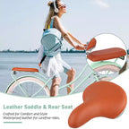 NAYSAYE Bicicleta de paseo para mujer con cesta delantera y cuadro resistente para un cómodo viaje urbano al aire libre, Verde, 63.98*24.53*38.82