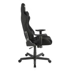 Silla Gamer de Vídeo de Tela Ergonómica de Respaldo Alto Estilo Racer Negra - Techni Sport: Oficina, Giratoria, Soporte Lumbar