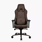 Silla de oficina y juegos Arozzi Vernazza Supersoft con soporte lumbar de espuma viscoelástica, marrón