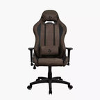 Silla de oficina y juego Arozzi Torretta Premium con tapicería supersuave, color marrón
