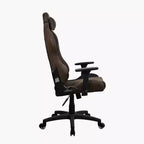 Silla de oficina y juego Arozzi Torretta Premium con tapicería supersuave, color marrón
