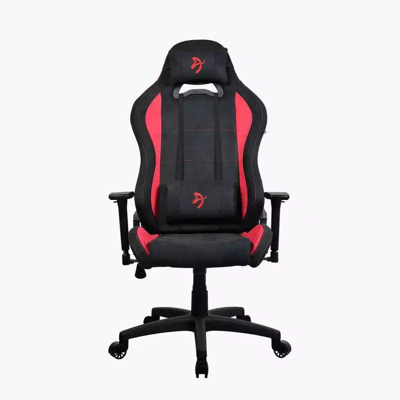Arozzi Torretta Premium Silla de Oficina y Gaming Súper Suave con 2 Almohadas de Apoyo Roja