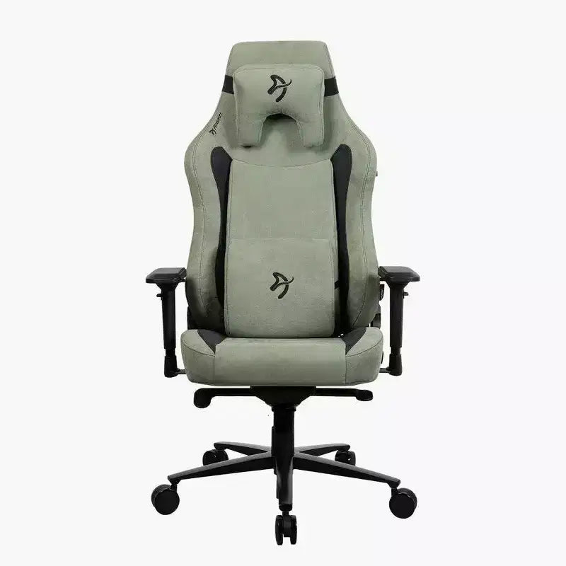 Silla de oficina y juegos Arozzi Vernazza XL Supersoft con soporte lumbar de espuma viscoelástica y reposabrazos 4D Forest