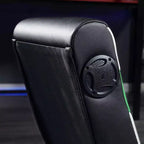 Sillón Gaming Reclinable X Rocker Horizon RGB LED Audio de Suelo Verde/Negro/Blanco