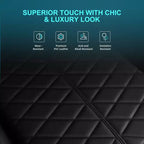 Silla gamer GTPLAYER con altavoces Bluetooth y reposapiés, silla de oficina con respaldo alto, negra
