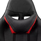 Silla para juegos Lucas Brassex de 52" negra/roja