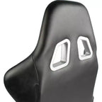 Ts-5100 Silla ergonómica de videojuegos con respaldo alto estilo de carreras - Techni Sport: giratoria, ajustable