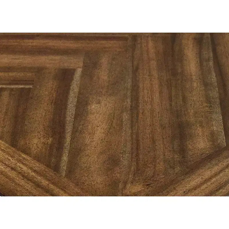 Estantería tradicional de madera de 74" con puertas – 4 estantes, acabado marrón envejecido, completamente ensamblada