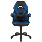 Flash Furniture X10 Silla de juego Silla de oficina de carreras ergonómica para computadora PC Silla giratoria ajustable con brazos abatibles
