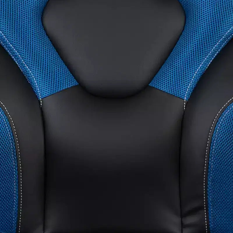 Flash Furniture X10 Silla de juego Silla de oficina de carreras ergonómica para computadora PC Silla giratoria ajustable con brazos abatibles