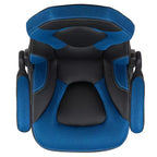 Flash Furniture X10 Silla de juego Silla de oficina de carreras ergonómica para computadora PC Silla giratoria ajustable con brazos abatibles