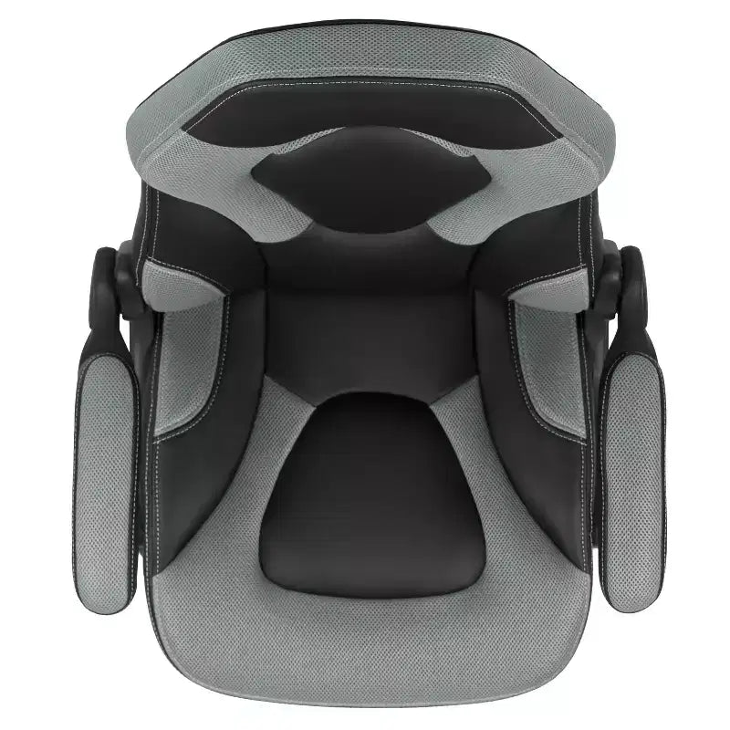 Flash Furniture X10 Silla de juego Silla de oficina de carreras ergonómica para computadora PC Silla giratoria ajustable con brazos abatibles