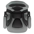 Flash Furniture X10 Silla de juego Silla de oficina de carreras ergonómica para computadora PC Silla giratoria ajustable con brazos abatibles