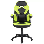 Flash Furniture X10 Silla de juego Silla de oficina de carreras ergonómica para computadora PC Silla giratoria ajustable con brazos abatibles