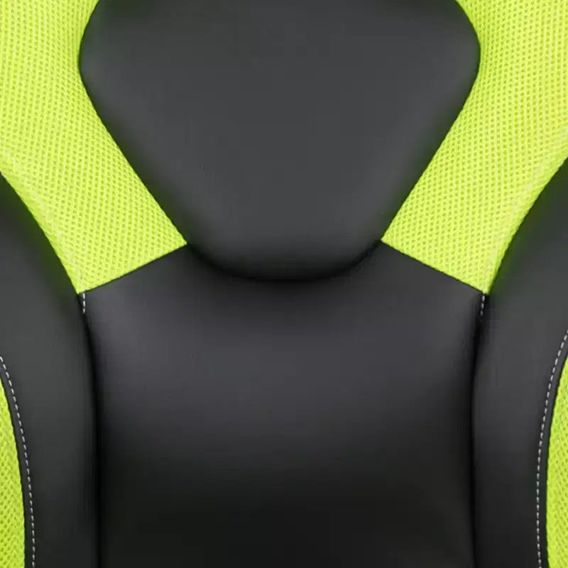 Flash Furniture X10 Silla de juego Silla de oficina de carreras ergonómica para computadora PC Silla giratoria ajustable con brazos abatibles