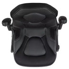 Flash Furniture X10 Silla de juego Silla de oficina de carreras ergonómica para computadora PC Silla giratoria ajustable con brazos abatibles