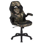 Flash Furniture X10 Silla de juego Silla de oficina de carreras ergonómica para computadora PC Silla giratoria ajustable con brazos abatibles