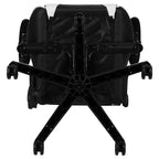 Silla de juego ergonómica Emma and Oliver Racing con respaldo reclinable en piel sintética roja