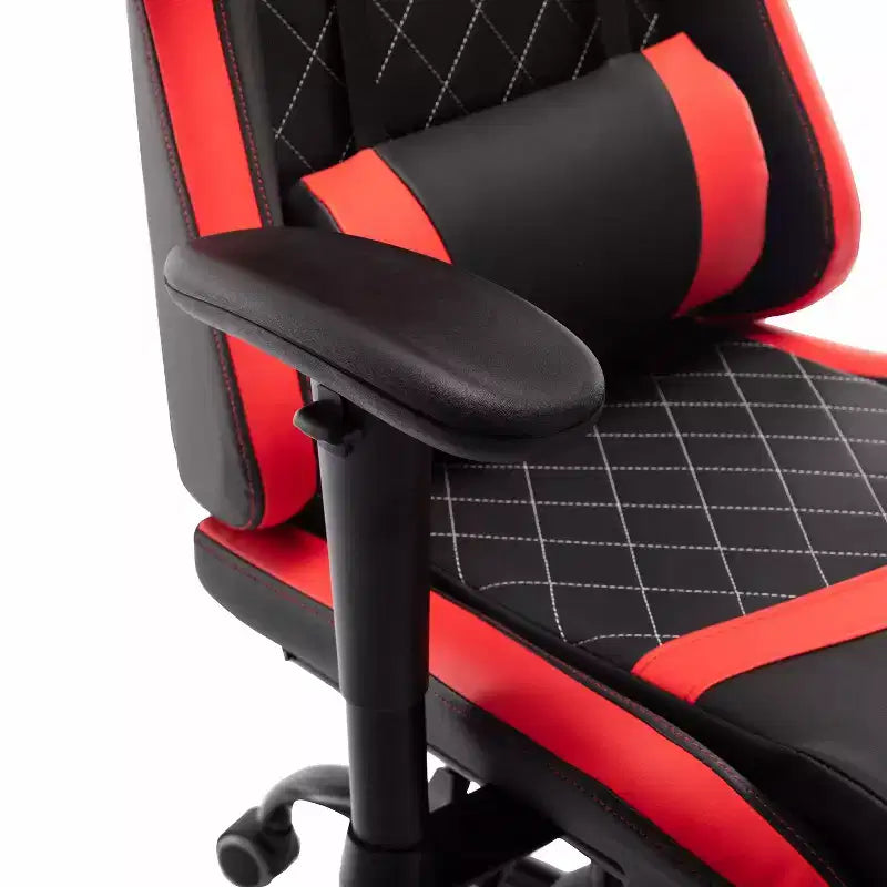 Sillón Gaming 24/7 Shop At Home Finn Racing con Almohada Ajustable y Soporte para Piernas