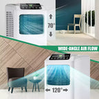 Costway Aire Acondicionado Portátil 3 en 1 de 5500 BTU (9000 BTU ASHRAE) con Deshumidificador Incorporado y Kit para Ventana