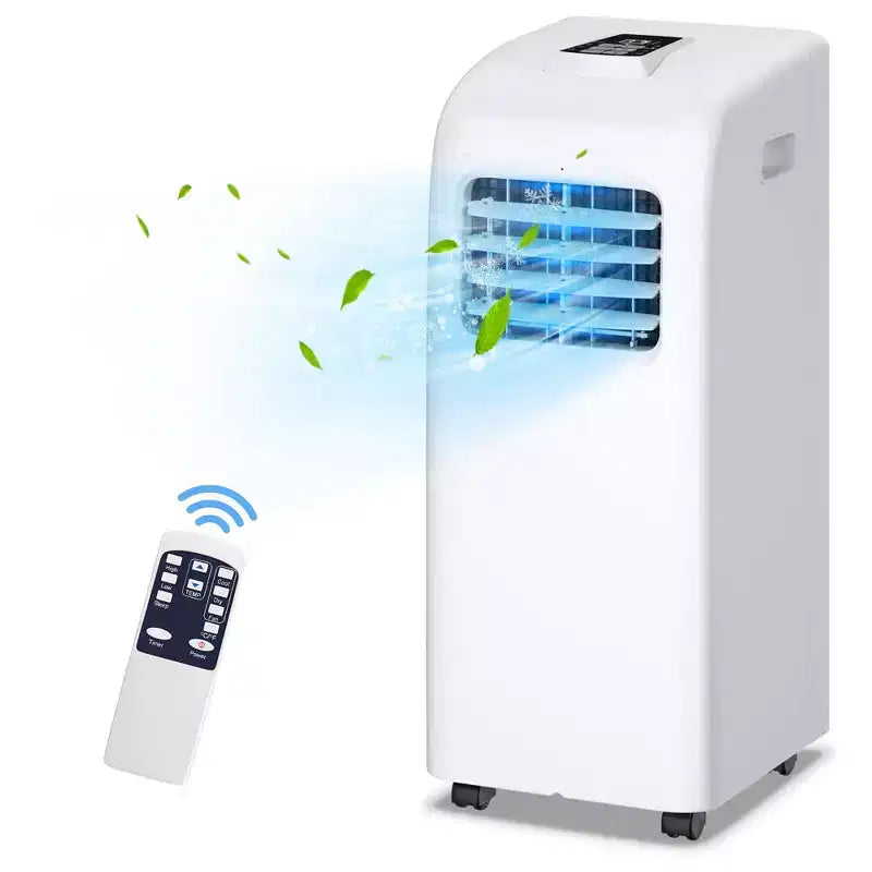 Costway Aire Acondicionado Portátil y Deshumidificador con Función Control Remoto y Kit para Ventana