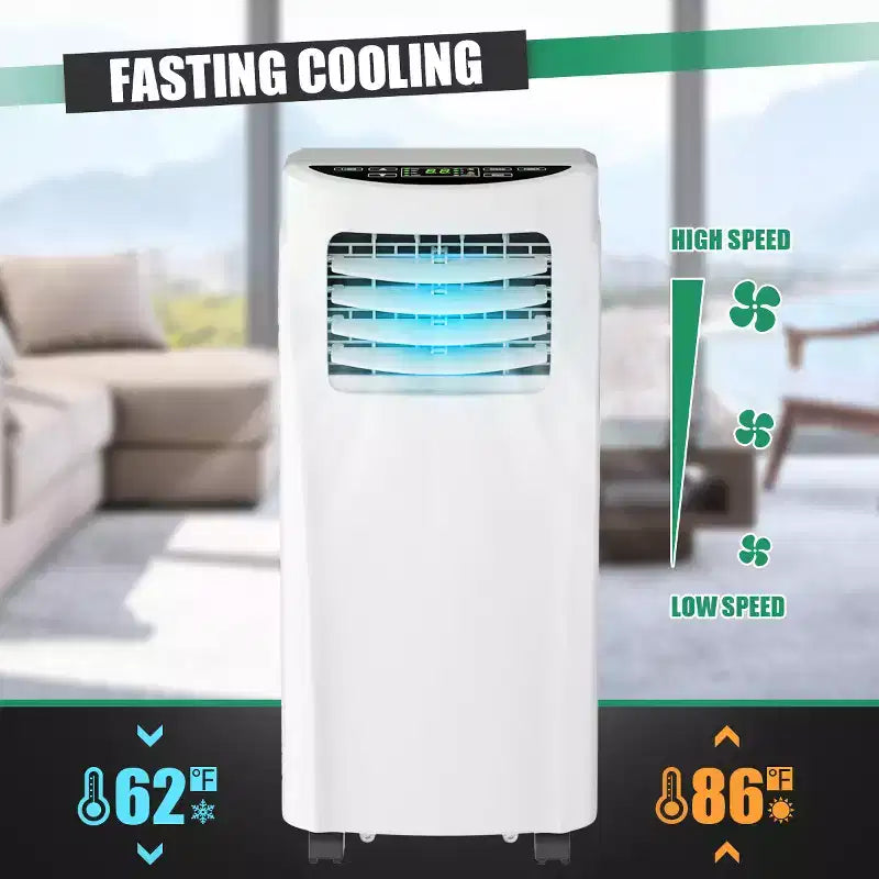 Aire Acondicionado Portátil Costway 5500 BTU (8000 BTU ASHRAE) Deshumidificador