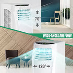 Aire Acondicionado Portátil Costway 5500 BTU (8000 BTU ASHRAE) Deshumidificador