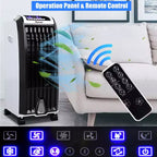 Ventilador enfriador portátil evaporativo Costway, anión humidificador con control remoto