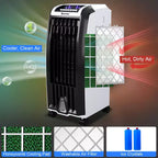Ventilador enfriador portátil evaporativo Costway, anión humidificador con control remoto