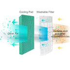 Ventilador enfriador portátil evaporativo Costway, anión humidificador con control remoto