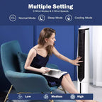 Costway Enfriador de Aire Evaporativo 3-en-1 Ventilador de Torre Portátil de 41'' Humidificador