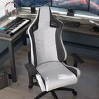24/7 Shop At Home Silla gamer reclinable Quelman con reposabrazos ajustables