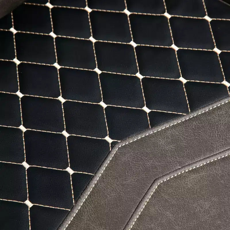 Vinsetto Silla de oficina para juegos de carreras, de cuero sintético con diseño de diamante, reclinable con respaldo alto y reposapiés, soporte lumbar, altura ajustable