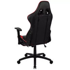Sillón reclinable gamer de piel sintética BlackArc - Brazos pivotantes ajustables en altura, reposapiés extraíble, cojines para la cabeza y lumbares