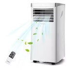 Costway 8000 BTU/10000BTU ASHRAE Portable Air Conditioner 3-in-1 Air Cooler with Remote Control