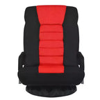 Silla de juego giratoria de 360 grados Costway con respaldo plegable y ajustable
