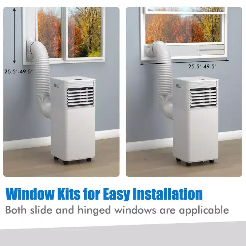 Acondicionador de aire portátil Costway 10000 BTU ASHRAE Enfriador de aire 3 en 1 con deshumidificador y modo ventilador