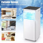 Acondicionador de aire portátil Costway 10000 BTU ASHRAE Enfriador de aire 3 en 1 con deshumidificador y modo ventilador