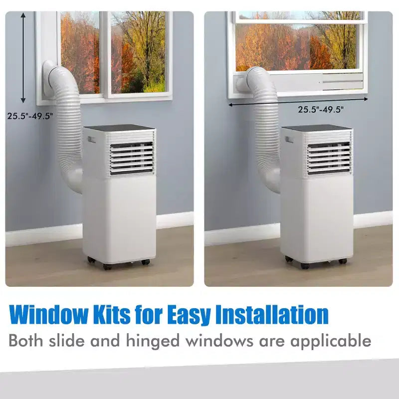 Acondicionador de aire portátil Costway 10000 BTU ASHRAE Enfriador de aire 3 en 1 con deshumidificador y modo ventilador